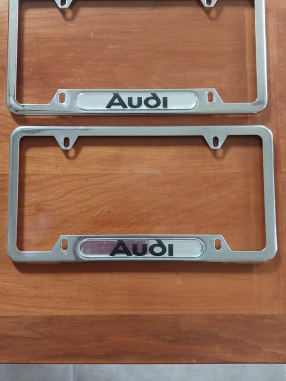 Chrome Audi License Plate Frames